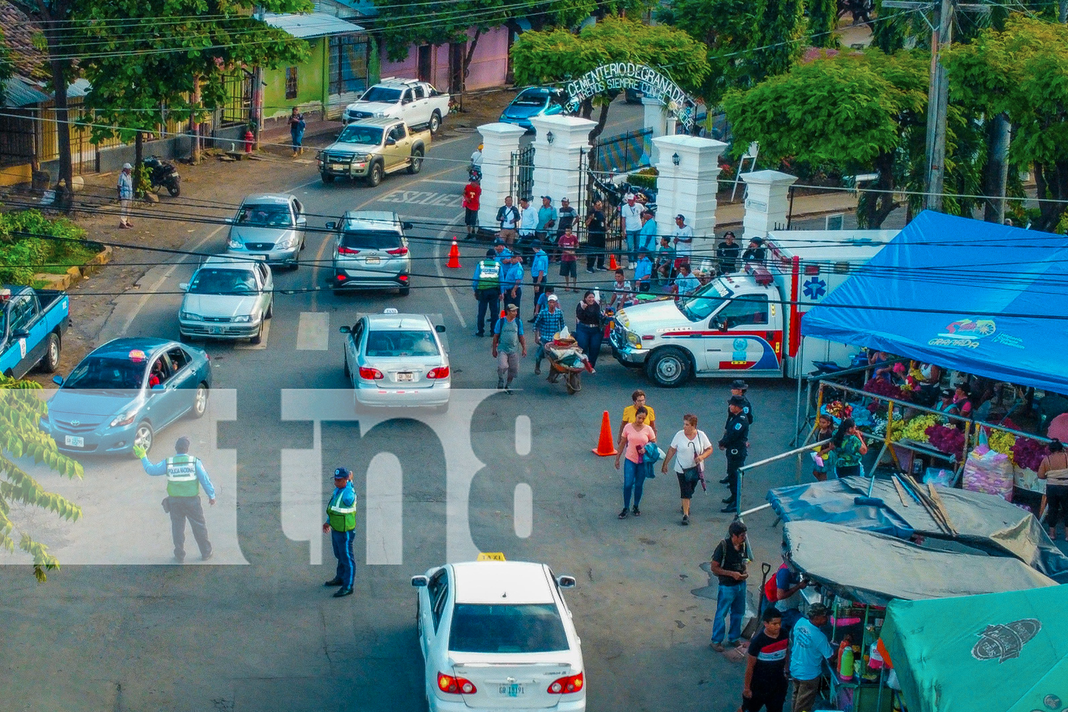 Foto: Implementan Plan de Seguridad para el Día de los Fieles Difuntos en Nicaragua/TN8