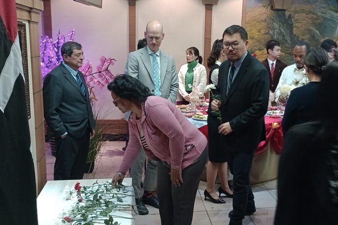 Foto:En un acto cargado de emoción y reverencia, la capital de la República Popular Democrática de Corea fue escenario del homenaje al Comandante Carlos Fonseca,