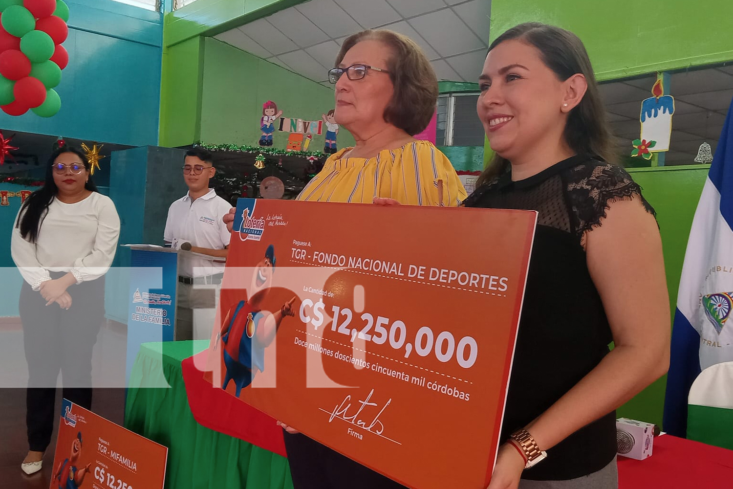 Foto: Lotería Nacional continúa con el compromiso social /TN8