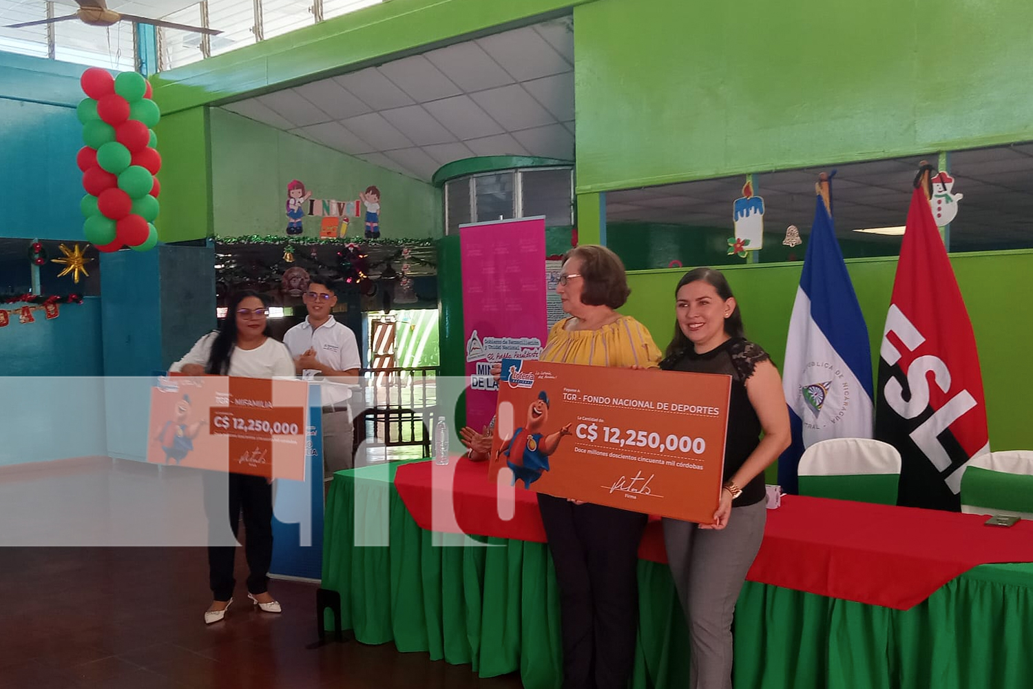 Foto: Lotería Nacional continúa con el compromiso social /TN8