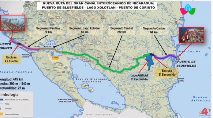 Foto: Presidente Daniel Ortega anuncia nueva ruta del Gran Canal Interocéanico