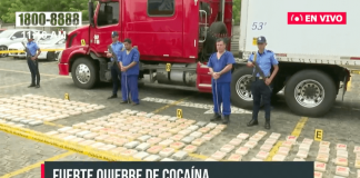 Foto: Incautación de más de 260 kilos de cocaína en Nicaragua / TN8