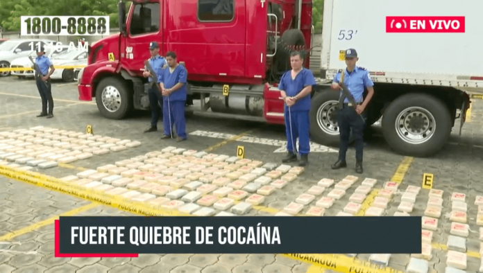 Foto: Incautación de más de 260 kilos de cocaína en Nicaragua / TN8