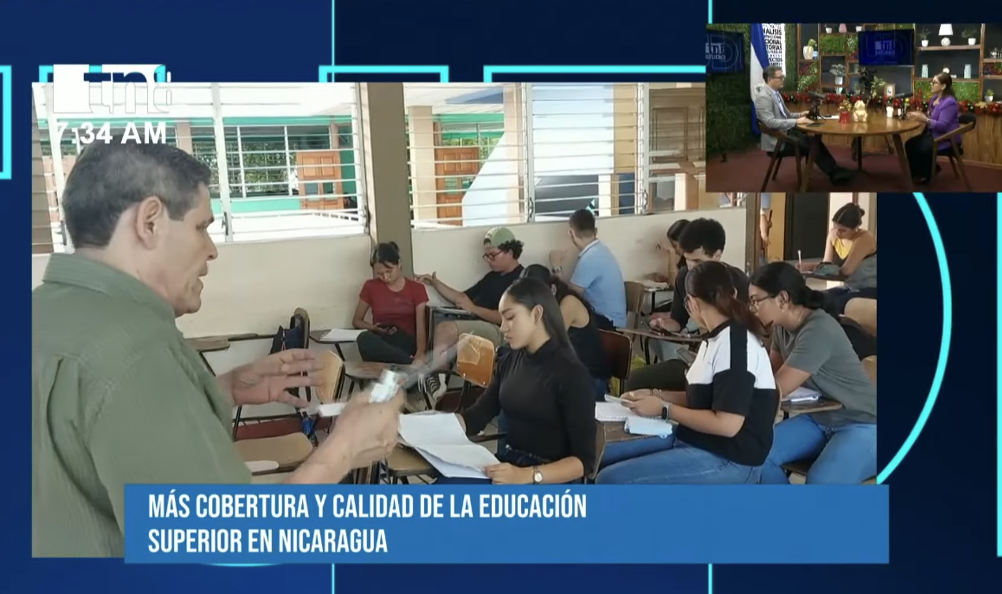 Foto: Estudio TN8 aborda la educación superior en Nicaragua / TN8