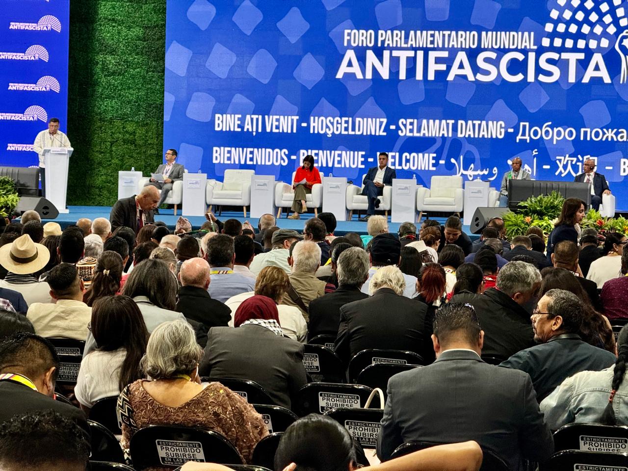 Foto: Nicaragua participa en el foro parlamentario mundial contra el fascismo