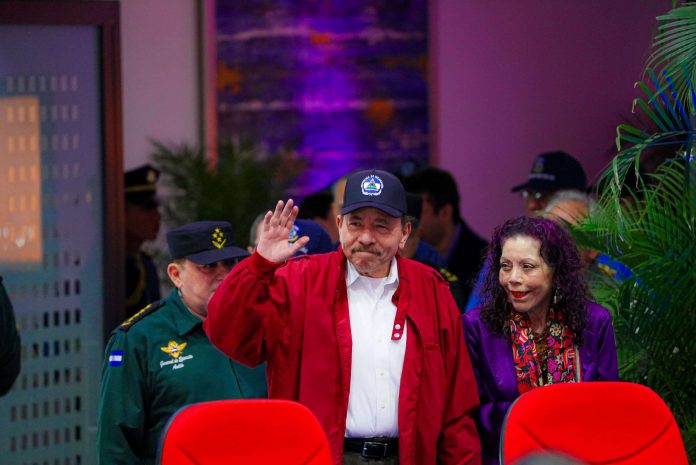 Foto: Presidente Daniel Ortega en acto por el 48 aniversario del paso a la inmortalidad de Carlos Fonseca / TN8