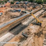 Foto: Construcción de la Pista Héroes de la Insurrección, en Managua