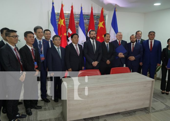 Foto: Firma de acuerdos entre empresas de China y Nicaragua / TN8