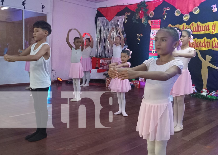 Foto: Ballet para niños y niñas desde Managua / TN8