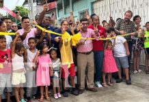 Foto: Obras de progreso en el barrio Benedicto Valverde / TN8