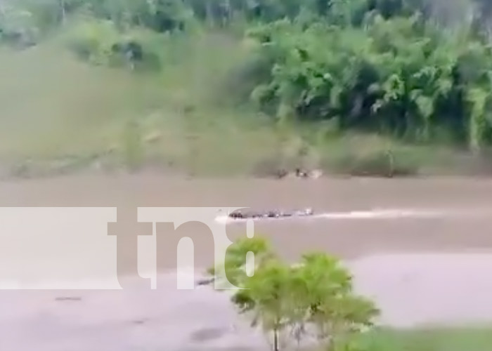 Foto: Vuelco de bote en el Río Coco / TN8