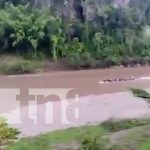 Foto: Vuelco de bote en el Río Coco / TN8