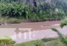 Foto: Vuelco de bote en el Río Coco / TN8