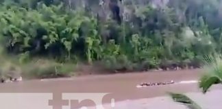 Foto: Vuelco de bote en el Río Coco / TN8