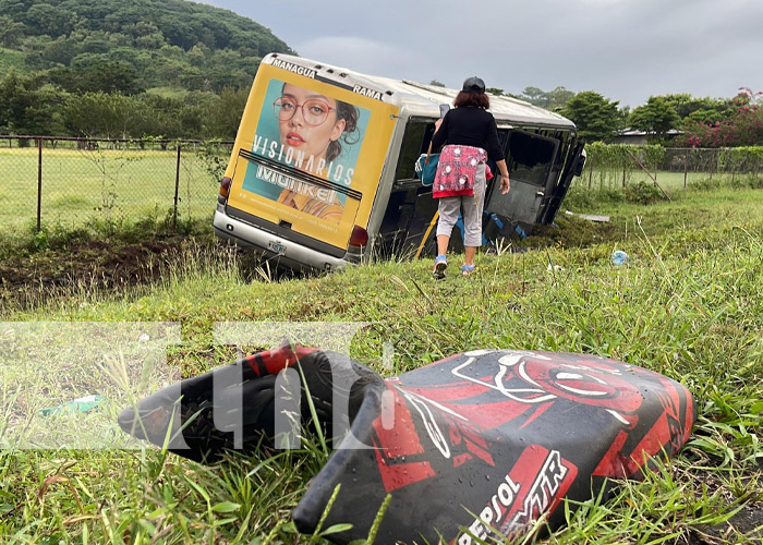 Foto: Mortal accidente de tránsito en Comalapa, Chontales / TN8