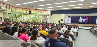 Foto: Homenaje a Carlos Fonseca desde la Universidad Casimiro Sotelo / TN8