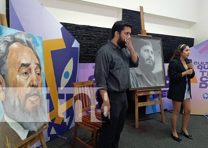 Foto: Celebración del legado del Comandante Fidel Castro desde la Casa de Cultura y Creatividad Otto de la Rocha / TN8