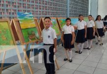 Foto: Concurso de dibujo en la Escuela Normal Alesio Blandón, Managua / TN8