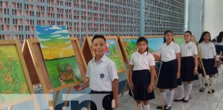 Foto: Concurso de dibujo en la Escuela Normal Alesio Blandón, Managua / TN8