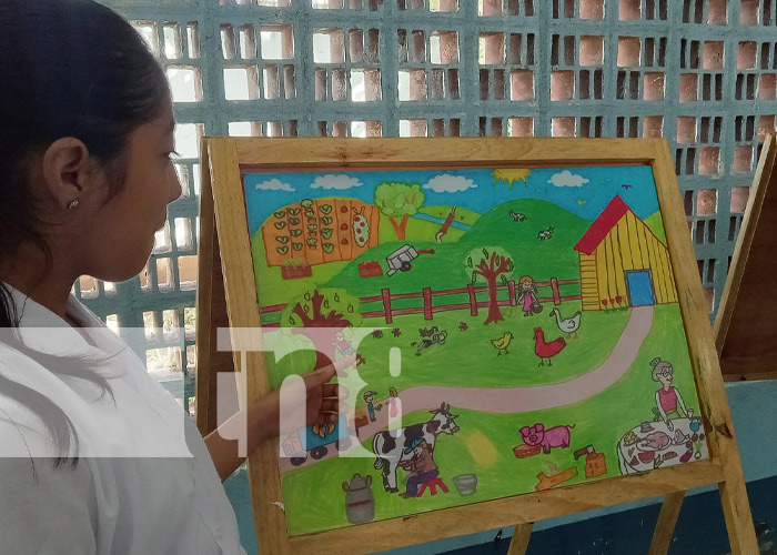 Foto: Concurso de dibujo en la Escuela Normal Alesio Blandón, Managua / TN8