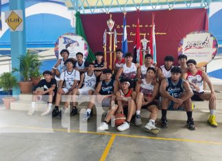 Foto: Juegos de baloncesto escolar en Managua / TN8