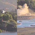 Foto: Así se desplomó un helicóptero en Chile mientras combatía un incendio forestal (VIDEO) /Cortesía