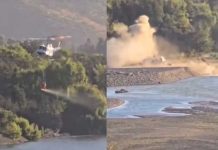 Foto: Así se desplomó un helicóptero en Chile mientras combatía un incendio forestal (VIDEO) /Cortesía