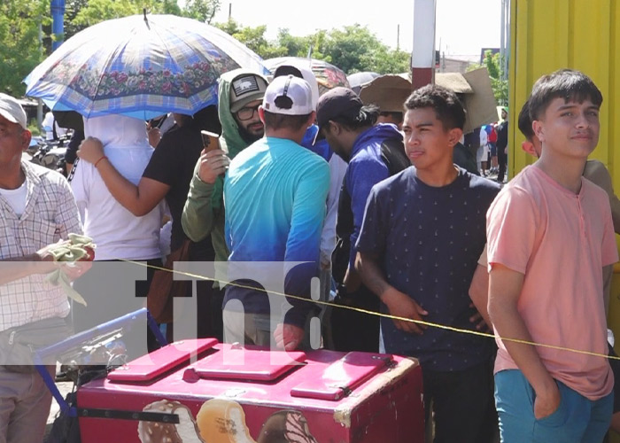 Foto: Grandes filas para comprar boletos a la final del Real Estelí vs Alajuelense en Copa Centroamericana / TN8