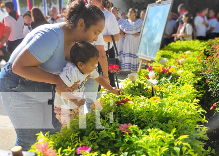 Foto; Homenaje a Fidel Castro desde la Juventud Sandinista / TN8