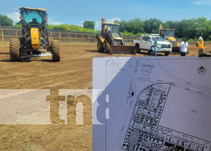 Foto: Construcción del colegio Carlos Fonseca en Managua / TN8