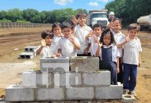 Foto: Construcción del colegio Carlos Fonseca en Managua / TN8