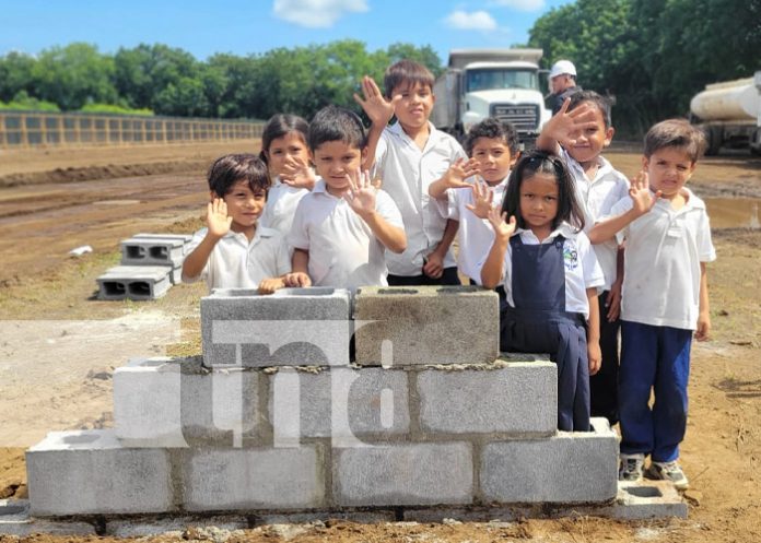 Foto: Construcción del colegio Carlos Fonseca en Managua / TN8