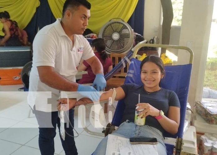 Foto: Donación de sangre desde URACCAN Triángulo Minero / TN8