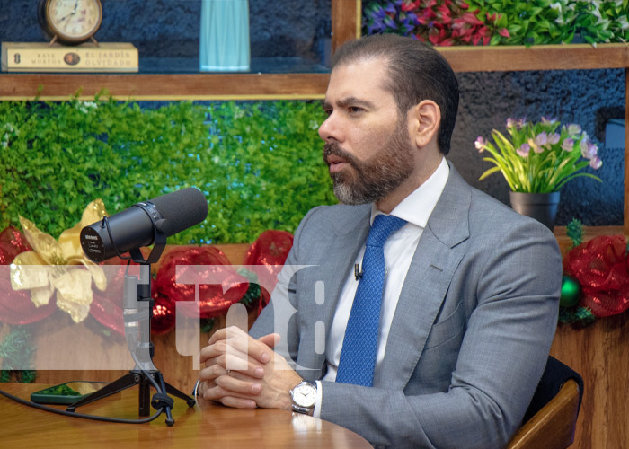 Foto: Laureano Ortega, asesor presidencial, en Estudio TN8 para comentar sobre los proyectos de la Cumbre Empresarial China-LAC / TN8