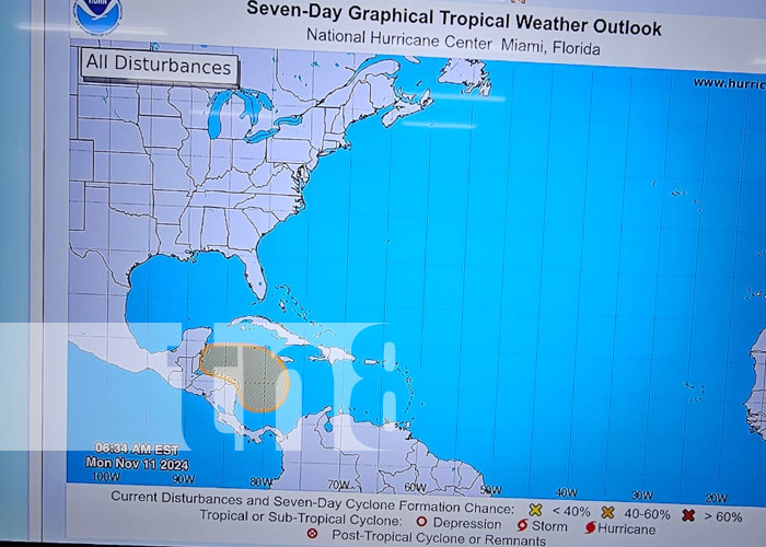 Foto: Pronóstico del clima en Nicaragua / TN8
