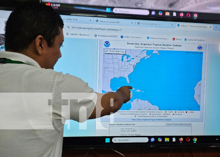 Foto: Pronóstico del clima en Nicaragua / TN8