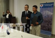 Foto: Firma de Japón para construir aulas de clase en Ticuantepe / TN8