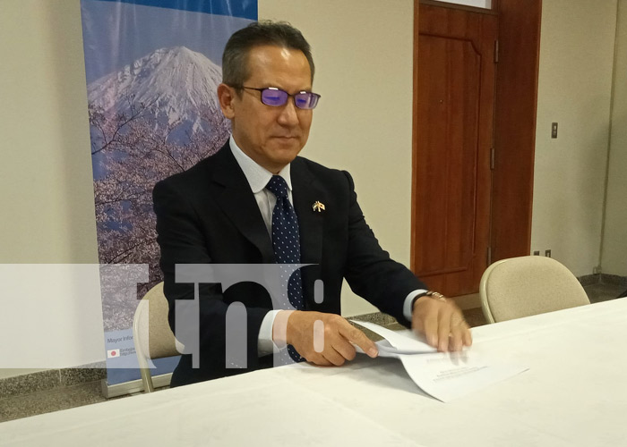 Foto: Firma de Japón para construir aulas de clase en Ticuantepe / TN8