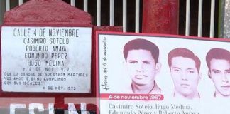 Foto: Homenaje a héroes y mártires desde el barrio Monseñor Lezcano, Managua / TN8