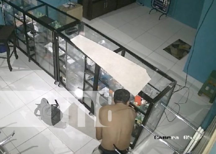 Foto: Roban tienda de celulares en Chinandega / TN8