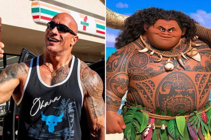 Foto: Primeras imágenes de Dwayne Johnson como Maui /Cortesía