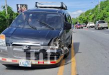 Foto: Accidente de tránsito en la Cuesta El Plomo / TN8