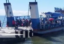 Foto: Tensión en el muelle de Moyogalpa, Ometepe / TN8