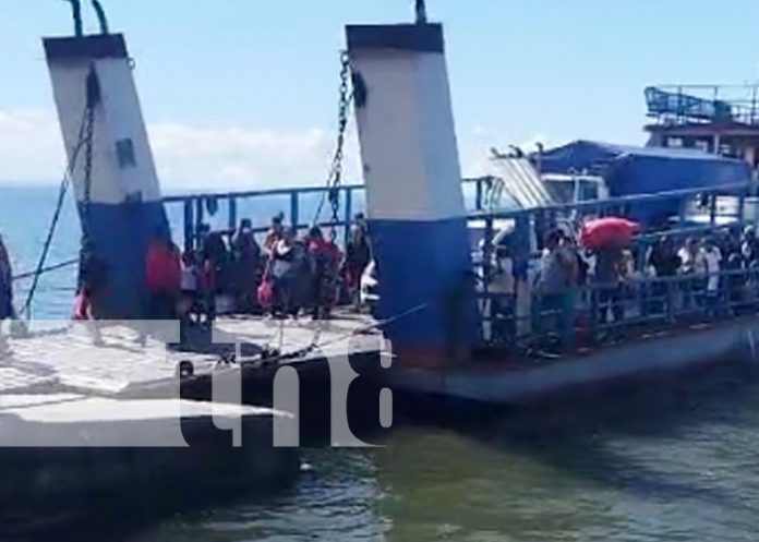 Foto: Tensión en el muelle de Moyogalpa, Ometepe / TN8