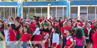 Foto: Navidad en el Colegio 14 de Septiembre, en Managua / TN8