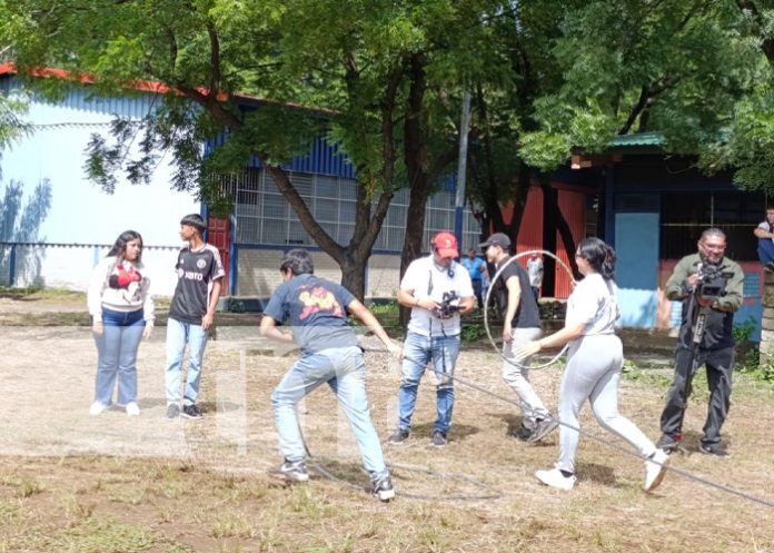 Foto: Ejercicios durante la educación técnica en Nicaragua / TN8