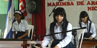 Foto: Rondalla de marimba en la Isla de Ometepe / TN8