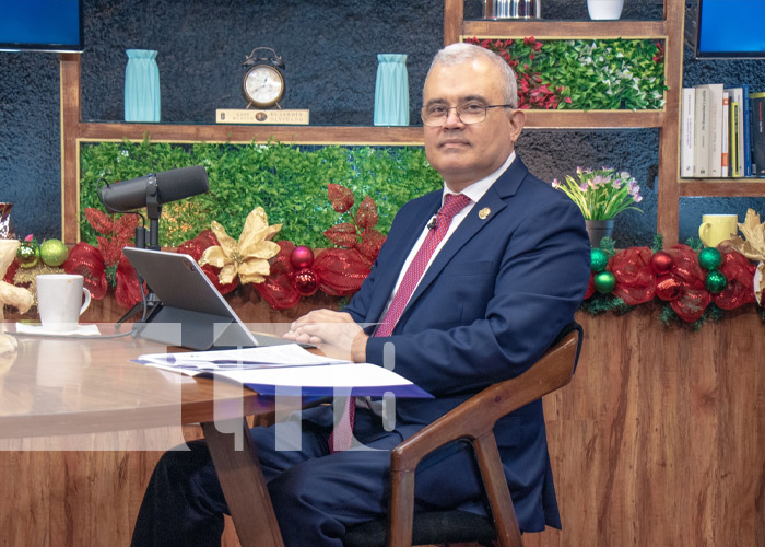 Foto: Entrevista a Ovidio Reyes, presidente del Banco Central de Nicaragua / TN8