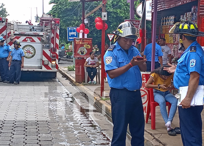 Foto: Inspección de tramos de pólvora en Managua / TN8