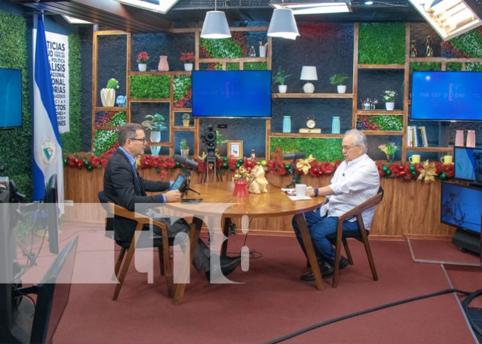 Foto: Gustavo Porras, presidente de la Asamblea Nacional, en Estudio TN8 para analizar la reforma parcial a la Constitución / TN8